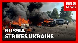 Thumbnail for the video "At least 17 killed in Russian strike on Ukraine | BBC News" from BBC News
