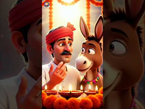 Golu Donkey and Diwali || #shorts #trending #aistory #short #shortfeed