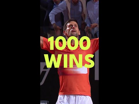 Novak Djokovic: 1000 ATP Match Wins! 🎉