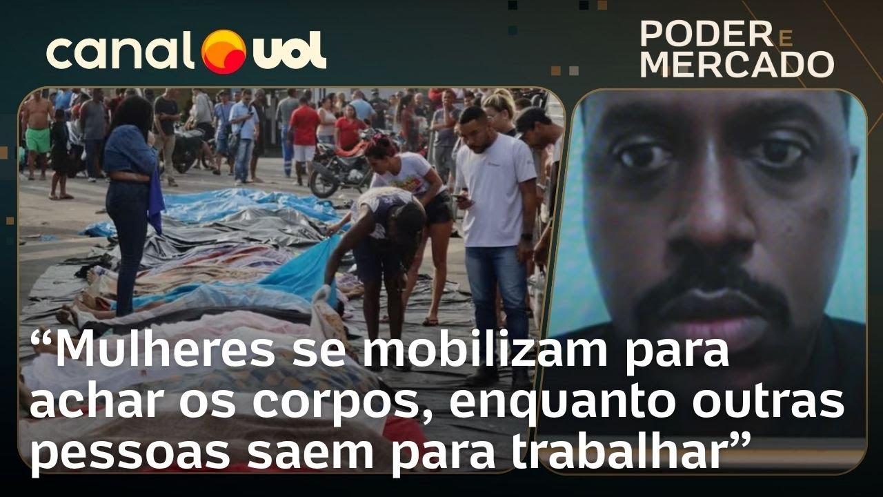 Operação no Rio mulheres buscam corpos enquanto moradores tentam retomar a rotina após mortes  TV Online Operação no Rio mulheres buscam corpos enquanto moradores tentam retomar a rotina após mortes