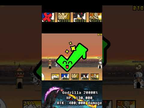 猫の動画サムネイル - BOSS Godzilla The Battle Cats ウルトラフォーム ザ・バトルキャッツ