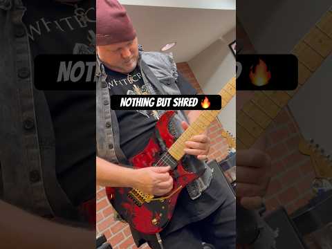 Shredding on a Zion Radicaster #guitar loaded with #JBEPickups #nagasaki