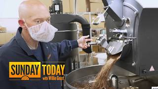 Thumbnail for the video "This Coffee Company Employs and Empowers Unhoused People" from TODAY