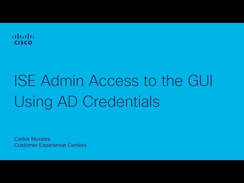 ISE Admin Access to the GUI using AD credentials