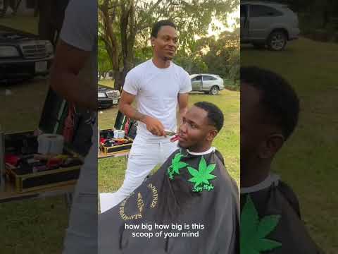 Giving a stranger free haircut on the street #barber #haircut #freehaircut