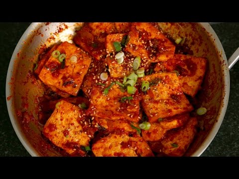 Spicy braised tofu (Dubu-jorim: 두부조림) - UC8gFadPgK2r1ndqLI04Xvvw