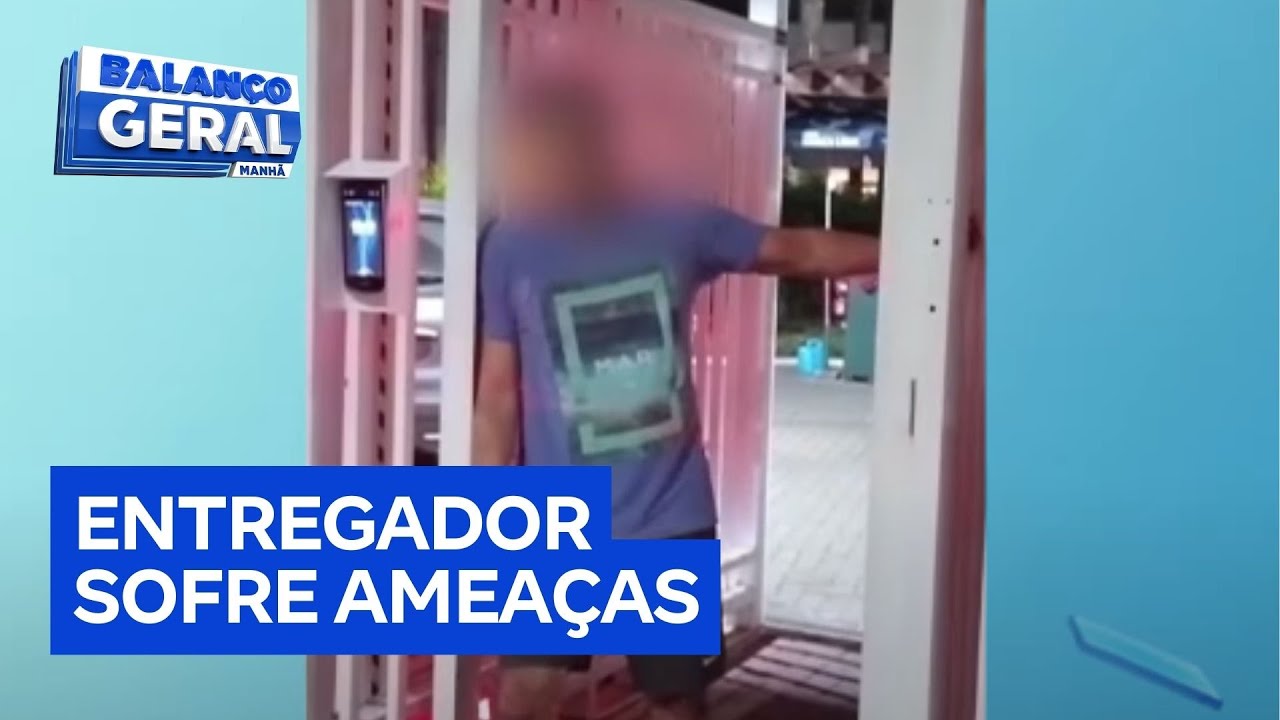 Entregador é ameaçado por cliente em condomínio