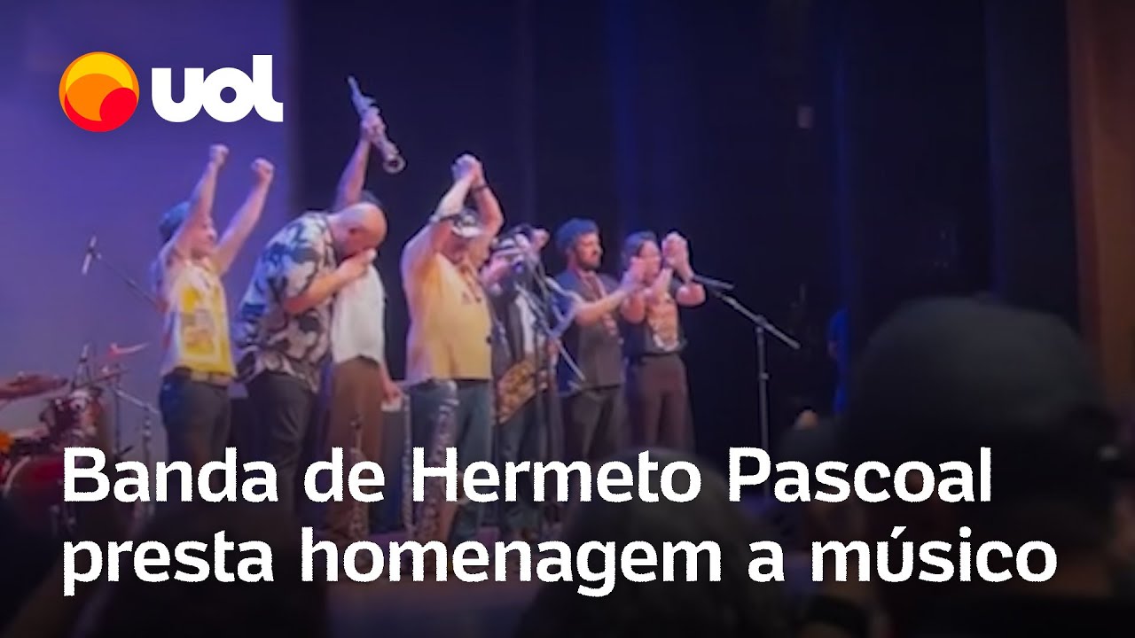 Banda de Hermeto Pascoal presta homenagem a músico veja vídeo