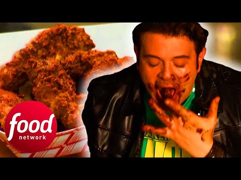 Adam Richman Vs INSANELY SPICY Food Challenges! | Man V Food