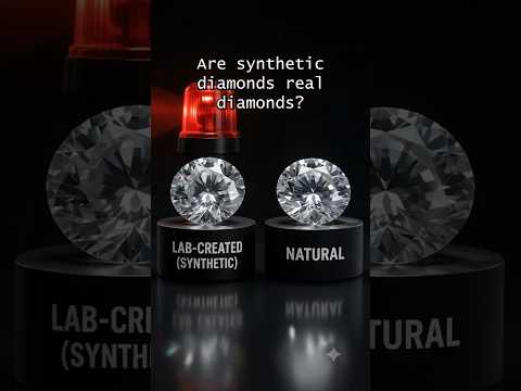 Are Synthetic Diamonds Real Diamonds? #science #gemstone #crystals #syntheticdiamonds #diamond