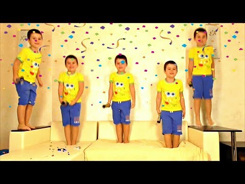 Five little babies Jumping on the bed Nursery rhymes songs for children learn colors with Baby songs