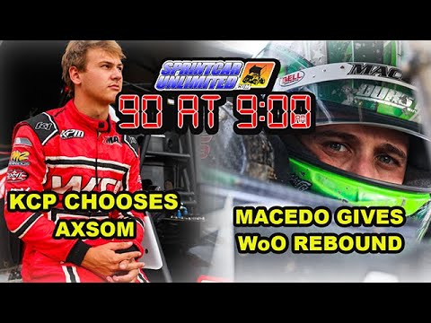 SprintCarUnlimited 90 at 9 for Wednesday, July 23rd: KCP Racing tabs Axsom; WoO rebound - dirt track racing video image