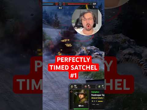 Perfectly Timed Satchel! #coh3 #companyofheroes3 #shorts
