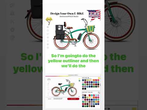 Design your own E-Bike - made in USA (delivered FULLY built)