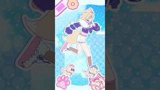 【アニメ】little sister Mococo is a mischievous puppy... 🐾🩷 #FUWAMOCO #ホロライ
