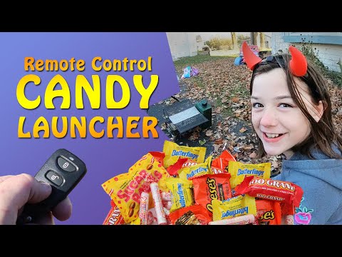 Remote Control Halloween Candy Launcher
