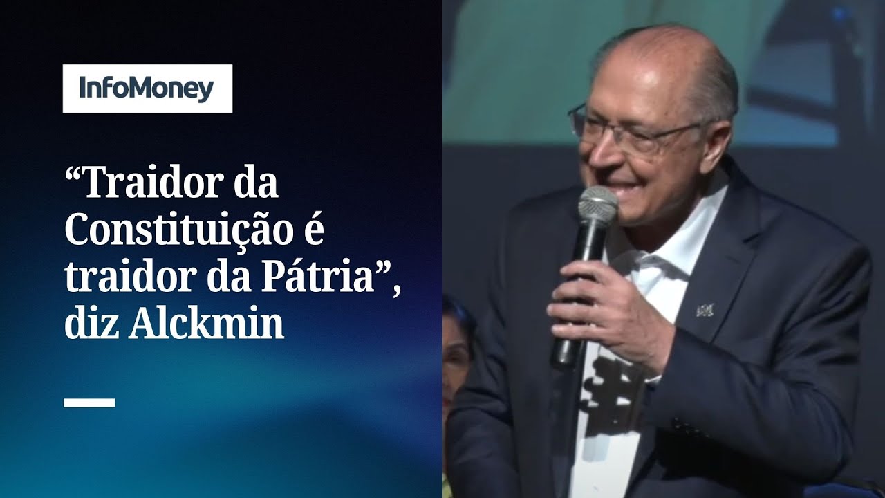 Alckmin reforça defesa da democracia e critica ações golpistas | InfoMoney News
