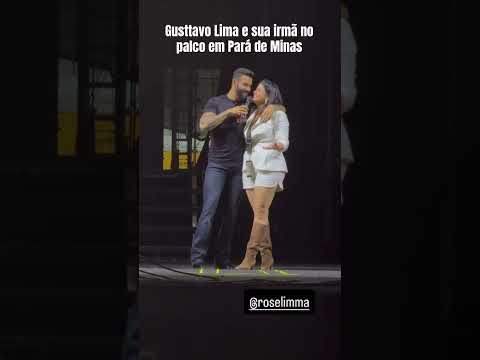 Gusttavo Lima chama a IRMÃ pra cima do palco e a resenha tá feita kkkk #gusttavolima