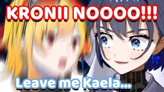 Kaela become so Dramatic whenever she with Kronii (Hololive)