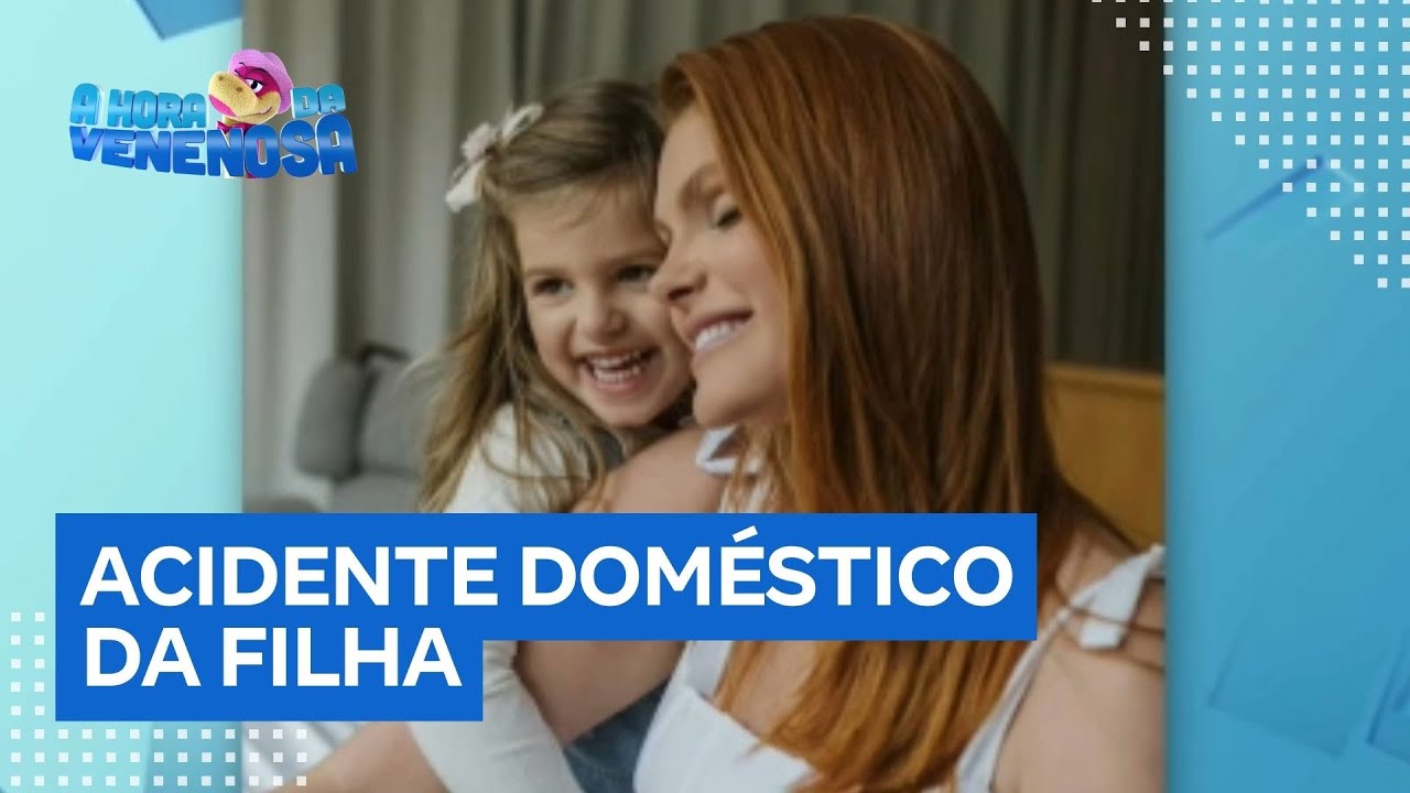Bárbara Evans fala sobre acidente doméstico da filha de quatro anos Tentando me recompor