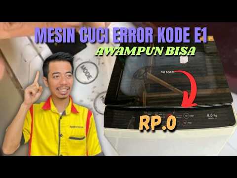 MESIN CUCI POLYTRON ERROR KODE E1...TANPA MANGGIL TEKNISI❗❗