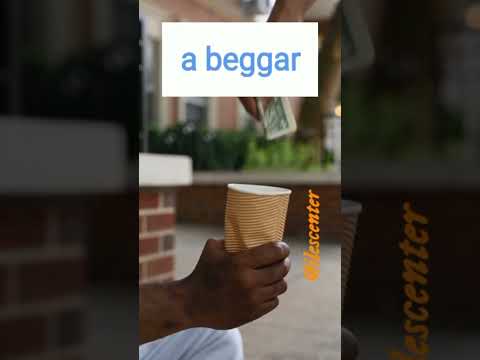 a beggar
