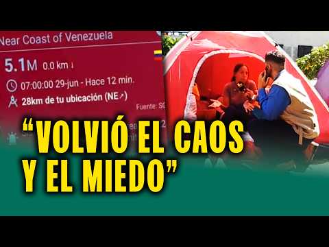 Otra fuerte réplica azota Venezuela: "Estamos en pánico"
