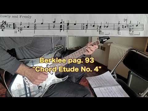 Berklee Chord Etudes 3, 4&5