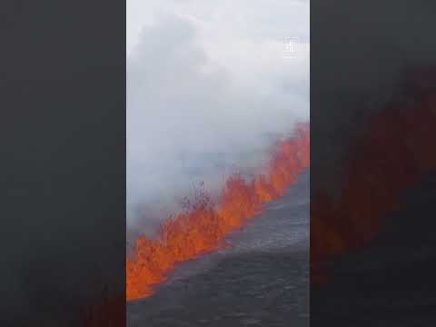 Iceland volcano erupts for 12th time in four years
