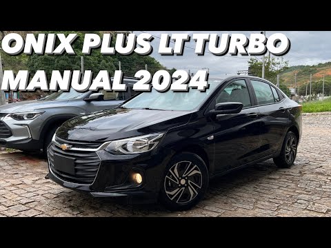 Chevrolet Onix Plus LT Turbo Manual 2024 - Agora com DRL, novas rodas, MyLink completo e mais!! (4K)