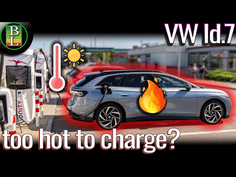 Does the VW Id.7 have a heat problem when charging?