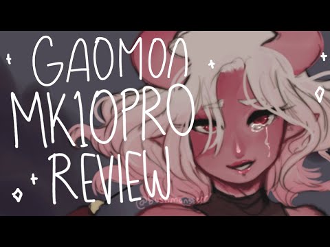 ✨GAOMON M10K PRO TABLET REVIEW + SPEEDPAINT ✨