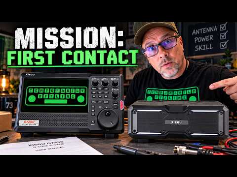 Unboxing to On-Air in One Shot: Xiegu G7250 Unboxing to On-Air in One Shot: Xiegu G7250