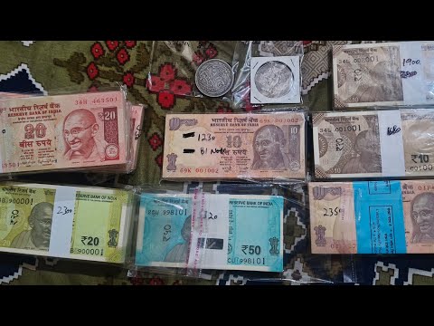 Buy 1 Dollar Silver Coin | 10 Rupees Notes Packet| Old 20 Rupees Notes Packet Collection