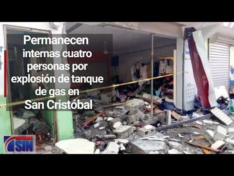 Permanecen internas cuatro personas por explosión de tanque de gas en San Cristóbal