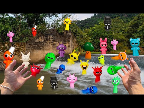 Inside the Old Abandoned Dam – I Found All the Forgotten Sprunki!