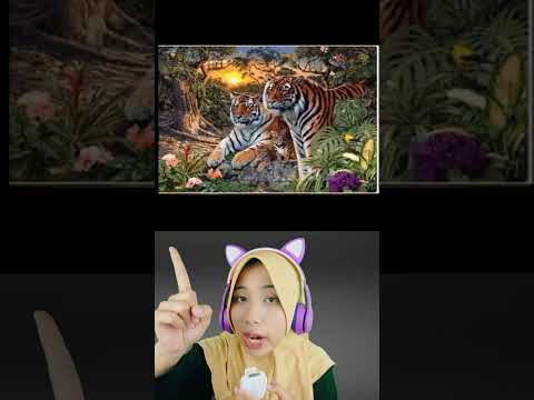 Ada berapa harimau di gambar ini? #tebaktebakan #tekateki #shorts
