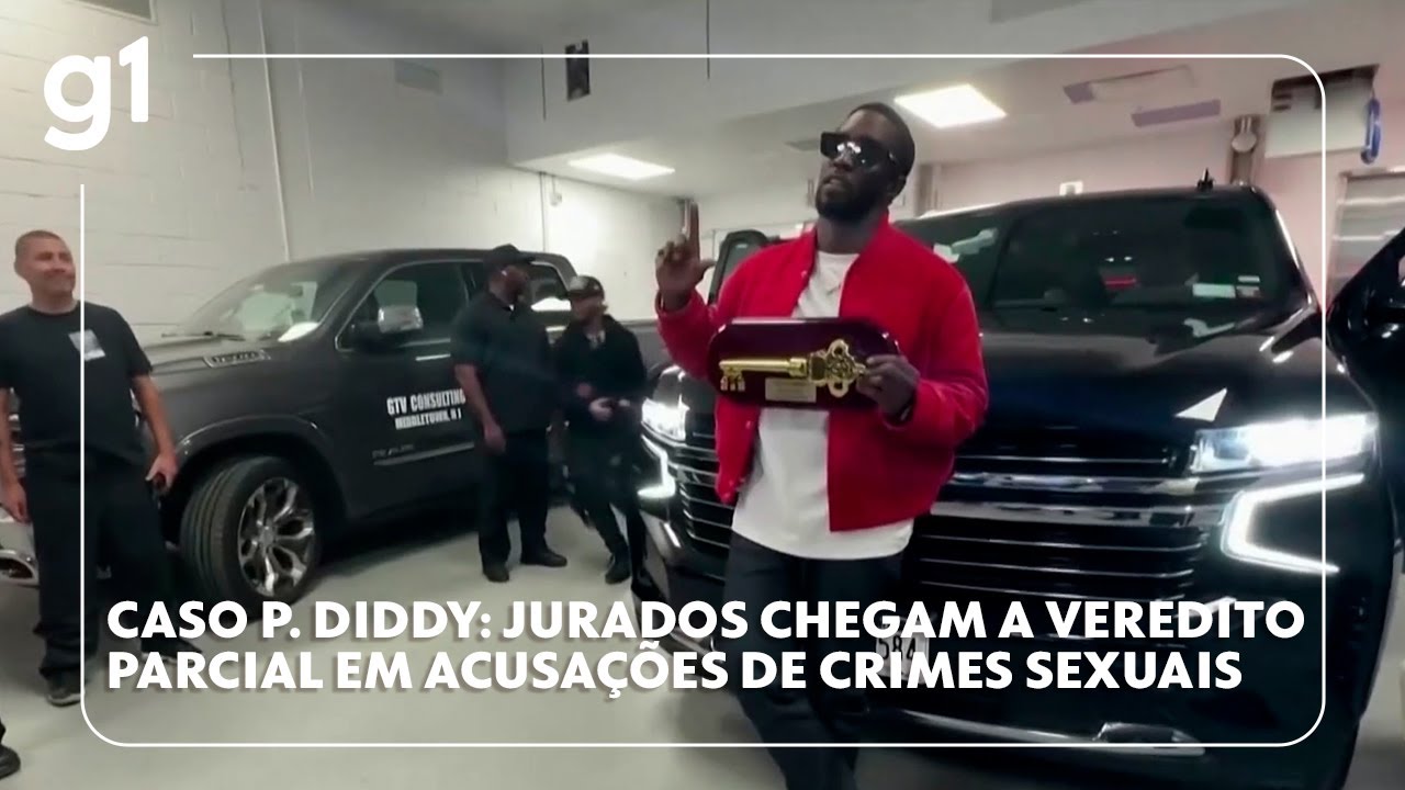 Julgamento de P. Diddy: jurados chegam a veredito parcial em acusação de crimes sexuais #g1