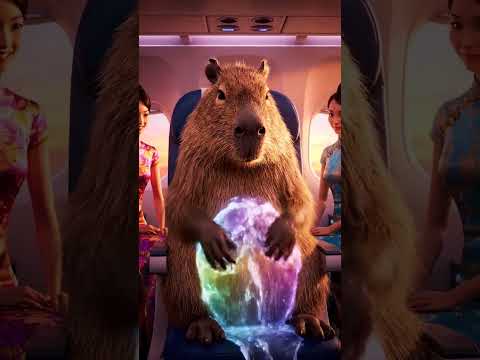 capybara: Xoa bụng thật sự rất thoải mái! #capybara #funny #animals #カピバラさん