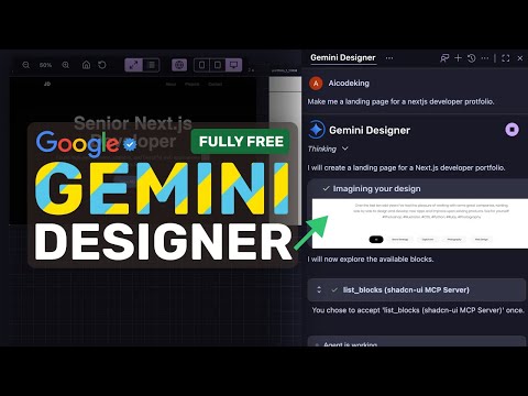 Google's Gemini Designer: Build REAL Functional UIs with Google's Gemini UI Designer!