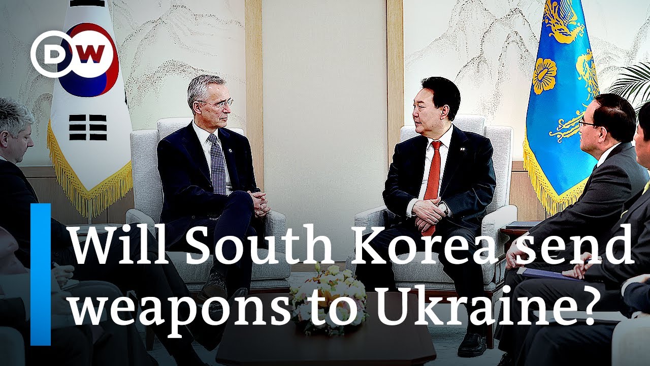 NATO’s Stoltenberg urges South Korea to supply weapons to Ukraine | DW News