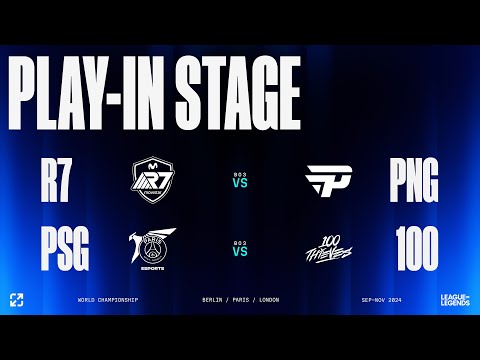 Worlds 2024 | PLAY-IN STAGE DAY 5 | R7 vs PNG - PSG vs 100