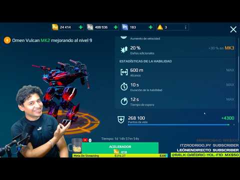 ⚠️INTENTANDO MAXEAR AL OMEN VULCAN FULL MK3 *WAR ROBOTS* | Guillerwoo_95