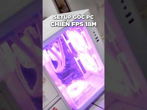 THỬ SETUP GÓC PC CHIẾN FPS VỚI MÀN 180HZ CÙNG 12400F x 3060 12GB⚡️ #chinhkhotinh #pcgaming