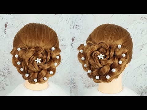 Most Beautiful Hairstyles For Party And Wedding - Ladies Hairstyle | Bun Hairstyle With Braid - UCoRLYoBuDsMTuYqnWxPvq9w