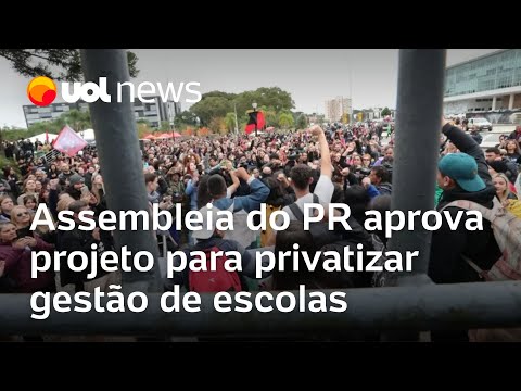 Assembleia do Paraná aprova projeto para privatizar gestão de escolas públicas