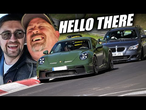 Crazy Battle: Porsche GT3 x BMW E61 535D! // Nürburgring