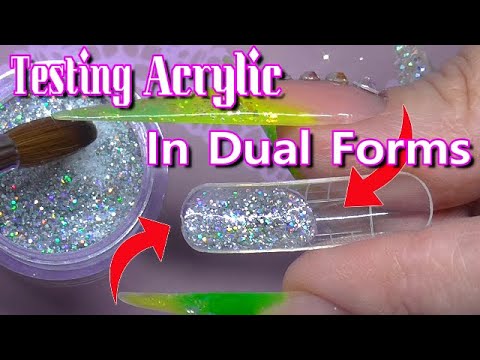 Testing Amazon Acrylic Glitters In Dual Forms | Saviland Part 1 | ABSOLUTE NAILS