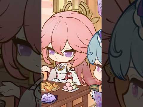 【原神】「秋を告げる風が風鈴を揺らし、ほのかな茶の香りを運んでいく。童よ、風にそよぐ紅葉を眺めつつ、妾とともに静かに茶を味わうひと時を過ごさぬか？」　#秋分の日 🍂