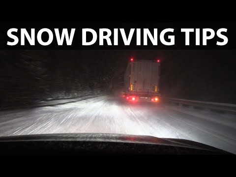 Polestar 2 driving in Norwegian snowstorm